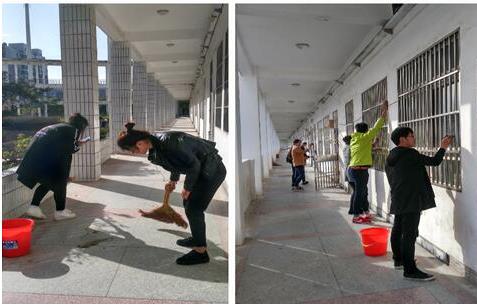 美化校园义务劳动